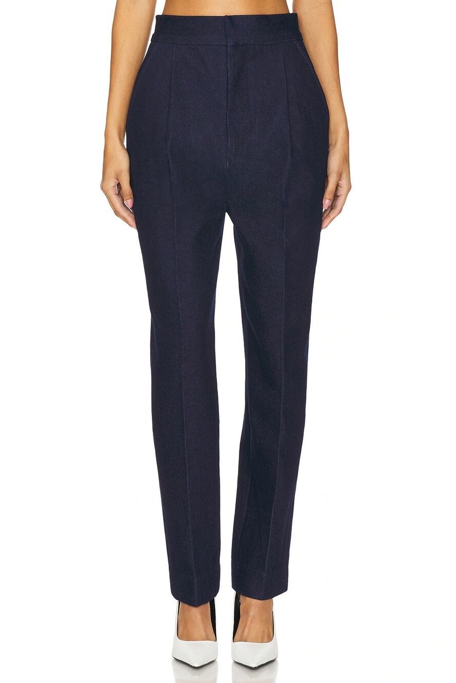 Retrofete Rochelle Tapered Trouser Jeans Cotton Denim Preppy Fall Office 26